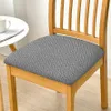 Stretch Sitzbezug für Stühle - 40 x 40 cm - Grauer Jacquard Produktbild-Vorschau 10