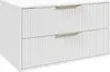 Meuble sous lavabo Badplaats Rimini 80 x 46 cm blanc mat - Voir les images du produit 1