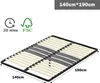 DEWINNER - Sommier 140x190 cm | 2x15 Lattes Peuplier Produktbild-Vorschau 4