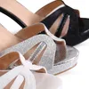 topschuhe24 3108 Damen Glitzer Riemchen Sandaletten Produktbild-Vorschau 4