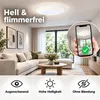 38W 40CM Led Deckenleuchte Weiß Dimmbar 3 Farbtemperaturen Produktbild-Vorschau 8