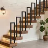 Izrielar 100cm U-Form Treppengeländer Schwarz Handlauf für Produktbild-Vorschau 9