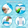 Amaca d'acqua accessori per piscina 2 pezzi giocattoli Anteprima dell’immagine prodotto 6
