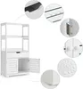 Mondeer Hochschrank Badschrank Badezimmerschrank mit Produktbild-Vorschau 6