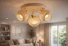 Lampa sufitowa LED Luxolar 3-punktowa E27 Rattan Boho Podgląd zdjęcia produktu 5