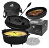 FEUERGOTT Dutch Oven 6,5 l mit Füßen im Set mit Tasche, Produktbild-Vorschau 1