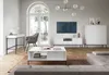 NOVA Couchtisch mit Schublade, Goldgriff, Weiß, Metallbeine Produktbild-Vorschau 10