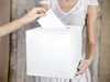 Scatola per biglietti con fessura 24x24cm per matrimonio Anteprima dell’immagine prodotto 2