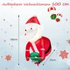 COSTWAY Gonfiabile Babbo Natale dalla finestra, 100CM LED Anteprima dell’immagine prodotto 7