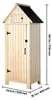 VEVOR Gartenschrank Holz, Geräteschrank mit Abschließbarer Produktbild-Vorschau 8