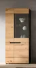 Vitrine Canu | Basalt grau / Artisan Eiche ohne Beleuchtung Produktbild-Vorschau 4