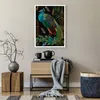 Poster - Poster ohne Rahmen - Pfauen Gold Käfig - 50x70 cm Produktbild-Vorschau 6