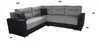 A sectional sofa with dimensions indicated by numbers and lines. Podgląd zdjęcia produktu