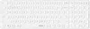 RAPOO E9310M.DE.WH Multi-Mode Wireless Keyboard Produktbild-Vorschau 1