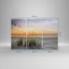Bild auf Leinwand - Leinwandbild - 3 Teile - Westen Sonne Produktbild-Vorschau 3