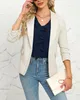 ASKSA Damen T-Shirt 3/4 aermel Rueschen Bluse V-Ausschnitt Produktbild-Vorschau 5