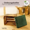 Lycce Sitzhocker mit Stauraum, 2 in 1 Holzkiste geflammt Produktbild-Vorschau 7