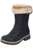 Rieker Scarpe Donna Stivali Foderato Stivali Invernali Nero Anteprima dell’immagine prodotto 31