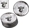 Toro 6x talerz na ciasto talerz deserowy porcelana 6 osób Podgląd zdjęcia produktu 2