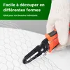 Wiltec Grillage de volière Acier Galvanisé – Mailles 13 mm Voir les images du produit 5