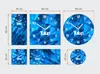 Tulup Glasuhr Wanduhr Küchenuhr Echt-Glas 30x30 cm Modern Produktbild-Vorschau 7