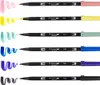 Tombow Brushpen Set Manga Moon - 6 pezzi pennarelli per Anteprima dell’immagine prodotto 4