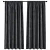 2 Stück Vorhang Samt Blickdicht mit Kräuselband 140x245 Produktbild-Vorschau 1