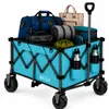 IMLEX Bollerwagen faltbar XXL Handwagen IM-4211 Azurblau Produktbild-Vorschau 1