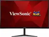 A ViewSonic monitor is displayed on its stand against a red background with the ViewSonic logo and three birds. Produktbild-Vorschau