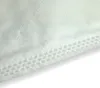 A close-up view of a white fabric material with a perforated edge. Anteprima dell’immagine prodotto