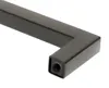 Möbelgriff BA 480mm Küchengriff Schwarz matt Schrankgriff Produktbild-Vorschau 3