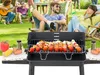 Gartengrill großer Holzkohlegrill verstellbarer Rost Produktbild-Vorschau 2