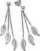 Zeeme Silber Ohrringe 925/- Sterling Silber 4,1cm weiß Produktbild-Vorschau 1