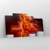 Bild auf Leinwand - Leinwandbild - Frau Flammen Produktbild-Vorschau 4