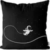 VOID Astronaut Comic Space Kissenbezug Kissenhülle Produktbild-Vorschau 1