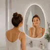 Relaxdays, miroir de salle de bain en forme d'arche, 80x52 Voir les images du produit 2