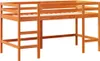 vidaXL Kinderhochbett mit Leiter Wachsbraun 80x200cm Produktbild-Vorschau 3