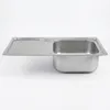 lavello da cucina in acciaio inox 72CM, destro, da incasso Anteprima dell’immagine prodotto 13