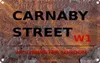 vianmo Blechschild 20x30 cm Westminster Carnaby Street W1 Produktbild-Vorschau 1