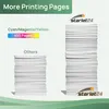 Comparison of printing page yields for printer cartridges. Produktbild-Vorschau