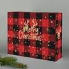 DIY Adventskalender zum selbst Befüllen mir rotem "Merry Produktbild-Vorschau 2