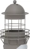 Kerzenlaterne Amrum Leuchtturm H.48 Ø.16 cm grau weiß Produktbild-Vorschau 3