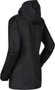 Back view of a black hooded jacket. Produktbild-Vorschau