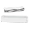 6x Pur Pappteller aus Porzellan 20,2x6cm weiß Produktbild-Vorschau 2