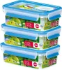 EMSA Clip & Close Freshness Container 1l Set of 3 blue Náhľad obrázku produktu 16
