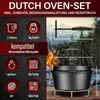 Gusskönig Dutch Oven 7 l ohne Füße Deckelheber und Produktbild-Vorschau 2