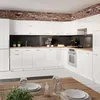 Zestaw Szafek Kuchennych 120 x46 cm Biały Połysk z Blatem Podgląd zdjęcia produktu 3