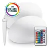EASYmaxx LED Solarleuchte mit Fernbedienung - 2 kaltweiße Produktbild-Vorschau 1