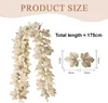Beige Herbst-Ahornblätter-Girlande, 173,9 cm, künstliche Produktbild-Vorschau 4