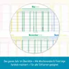 Urlaubs-/Team-Kalender 2026 - A4-Leporello - 89 x 29 cm / Produktbild-Vorschau 3